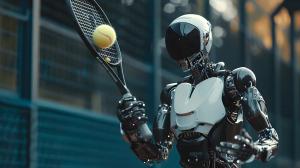 AI robot sports athlete