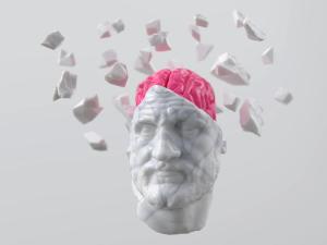 brain statue