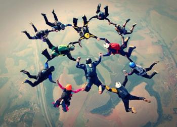 skydiving