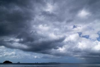 Stormy skies