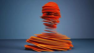 three-dimensional image human figure