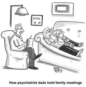 That's one way to handle family drama...