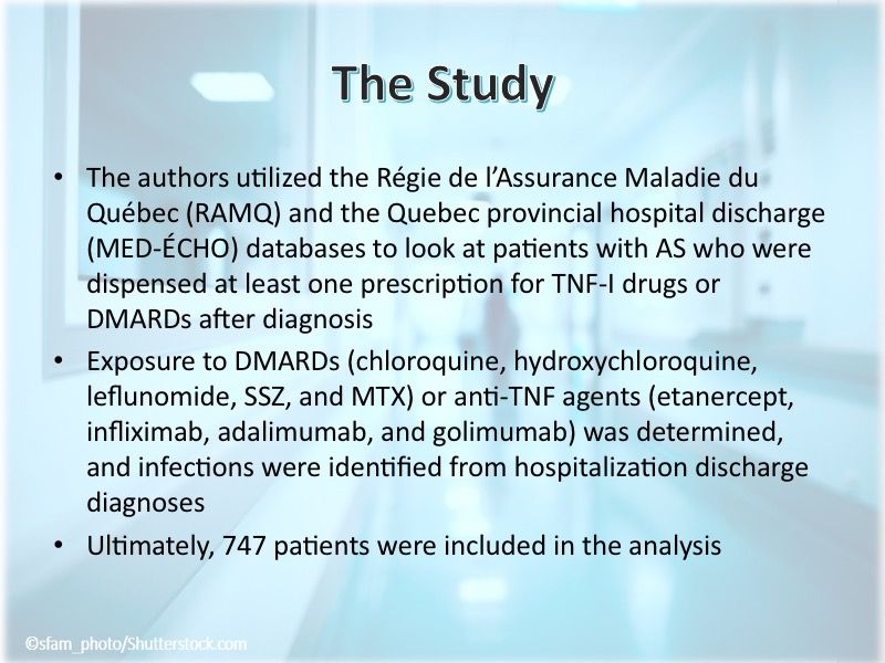 Risk of Hospitalized Infection With DMARD or TNFI Therapy