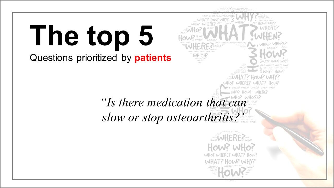 Patient-Doctor Priorities Differ in Osteoarthritis