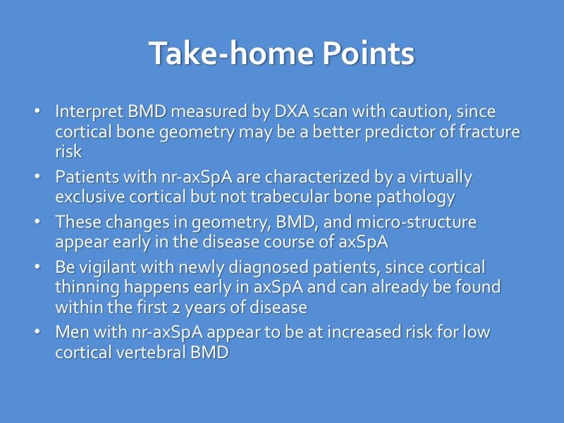 Early Cortical Bone Loss Seen in NonRadiographic Axial