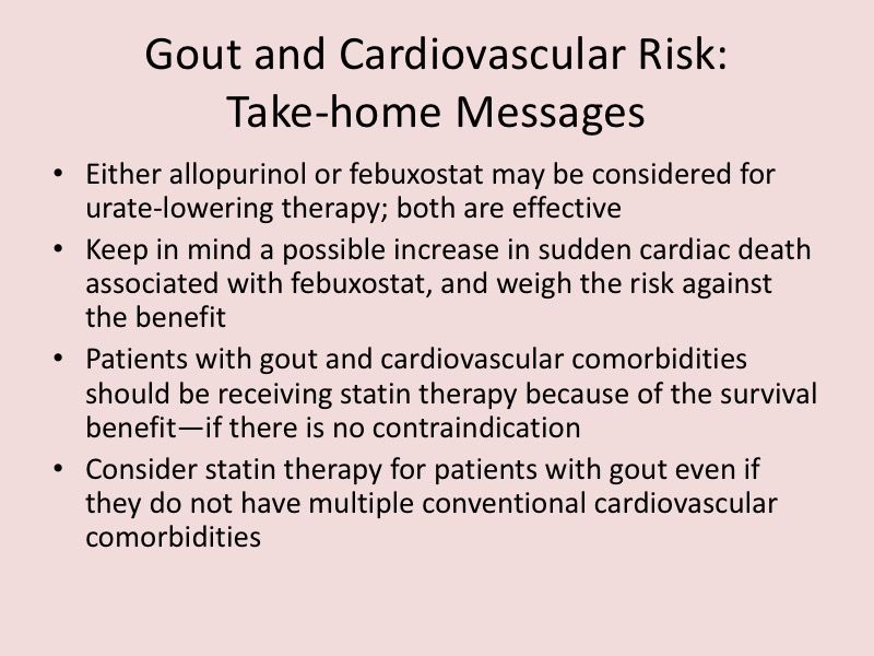 Gout and Cardiovascular Risk Rheumatology Network