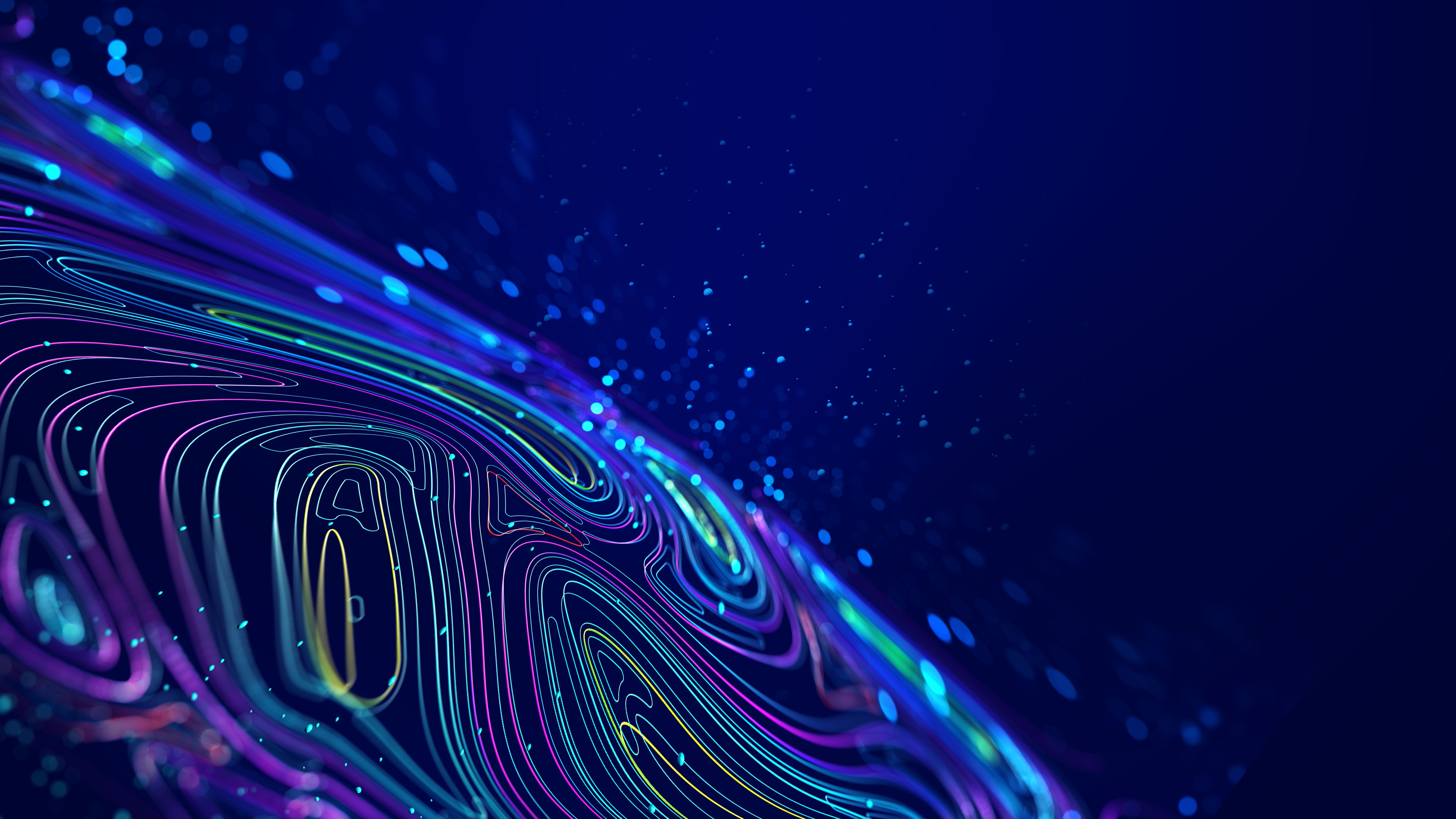 Big Data concept. Digital neural network. Introduction of artificial intelligence. Cyberspace of future. Abstract business 3D illustration, shallow depth of field | Image Credit: © Siarhei - stock.adobe.com