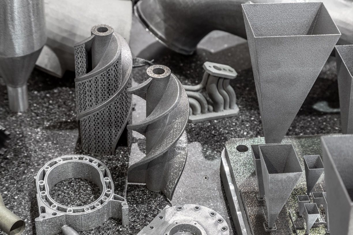 Manufactured parts of the 3D printer are printed with metals from powder © OlegDoroshin -chronicles-stock.adobe.com