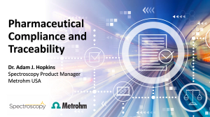 Pharmaceutical Compliance and Traceability with Adam Hopkins