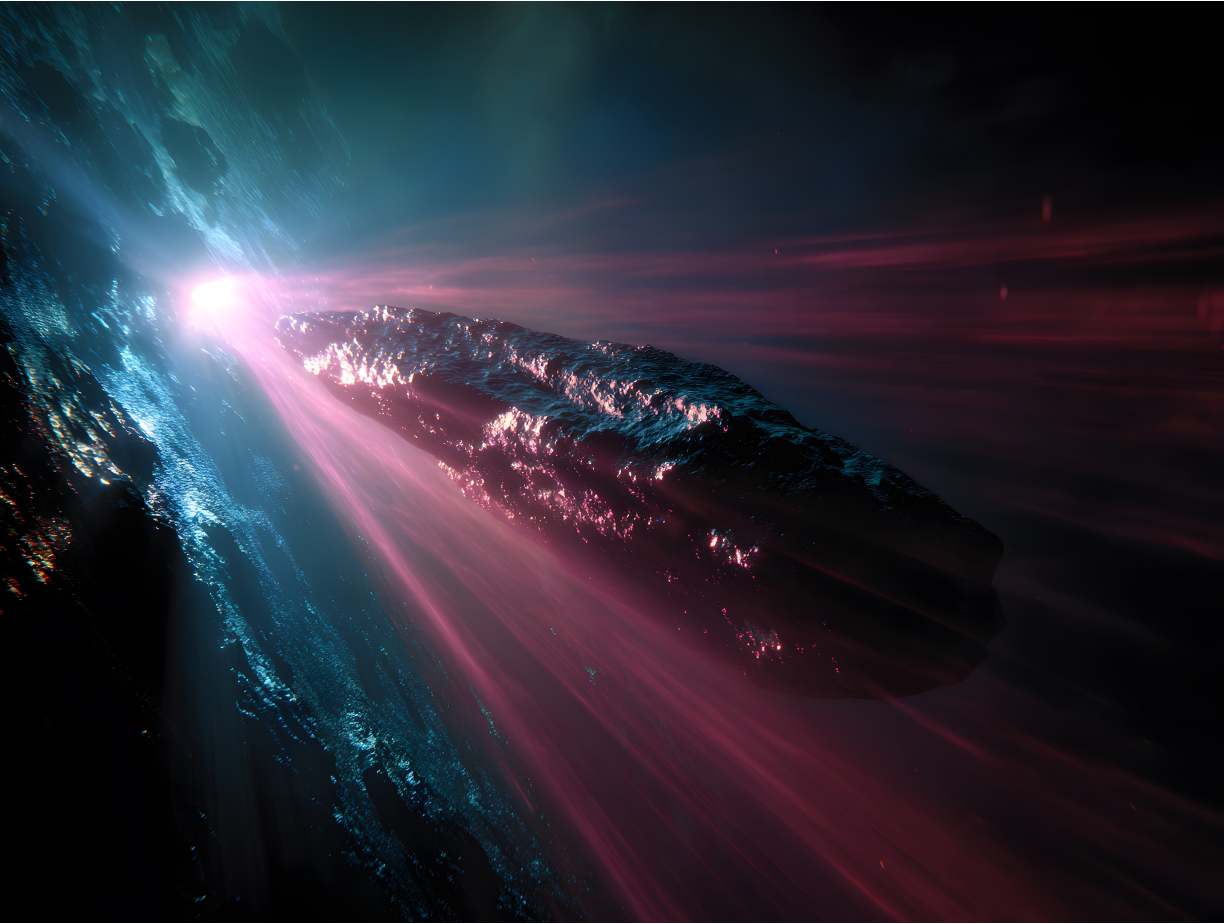 3I/ATLAS interstellar comet, asteroid in space © Batibati -chronicles-stock.adobe.com  