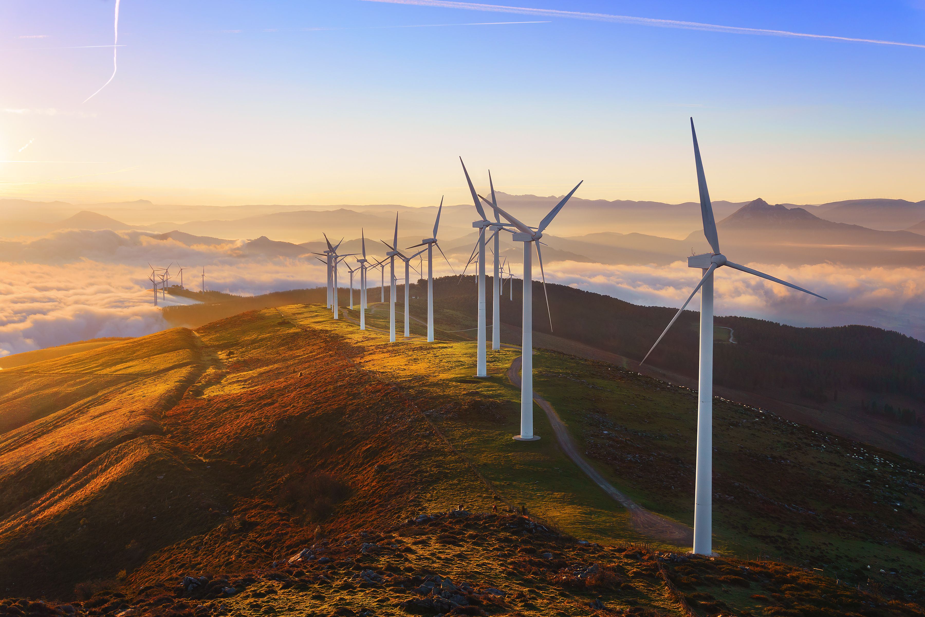 Wind turbines in Oiz eolic park | Image Credit: © mimadeo - stock.adobe.com