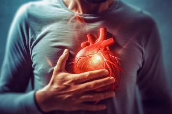 Abstract image of a man with chest pain. Health concept. Background with selective focus and copy space. Generated by AI. | Image Credit: © top images - stock.adobe.com