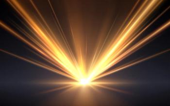 Gold light rays effect background | Image Credit: © d1sk - stock.adobe.com
