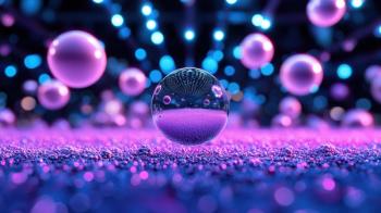 Oil bubbles tinted with fluorescent dyes, glowing brightly under ultraviolet light, creating a surreal and psychedelic visual experience. Generated with AI. | Image Credit: © MAY - stock.adobe.com.