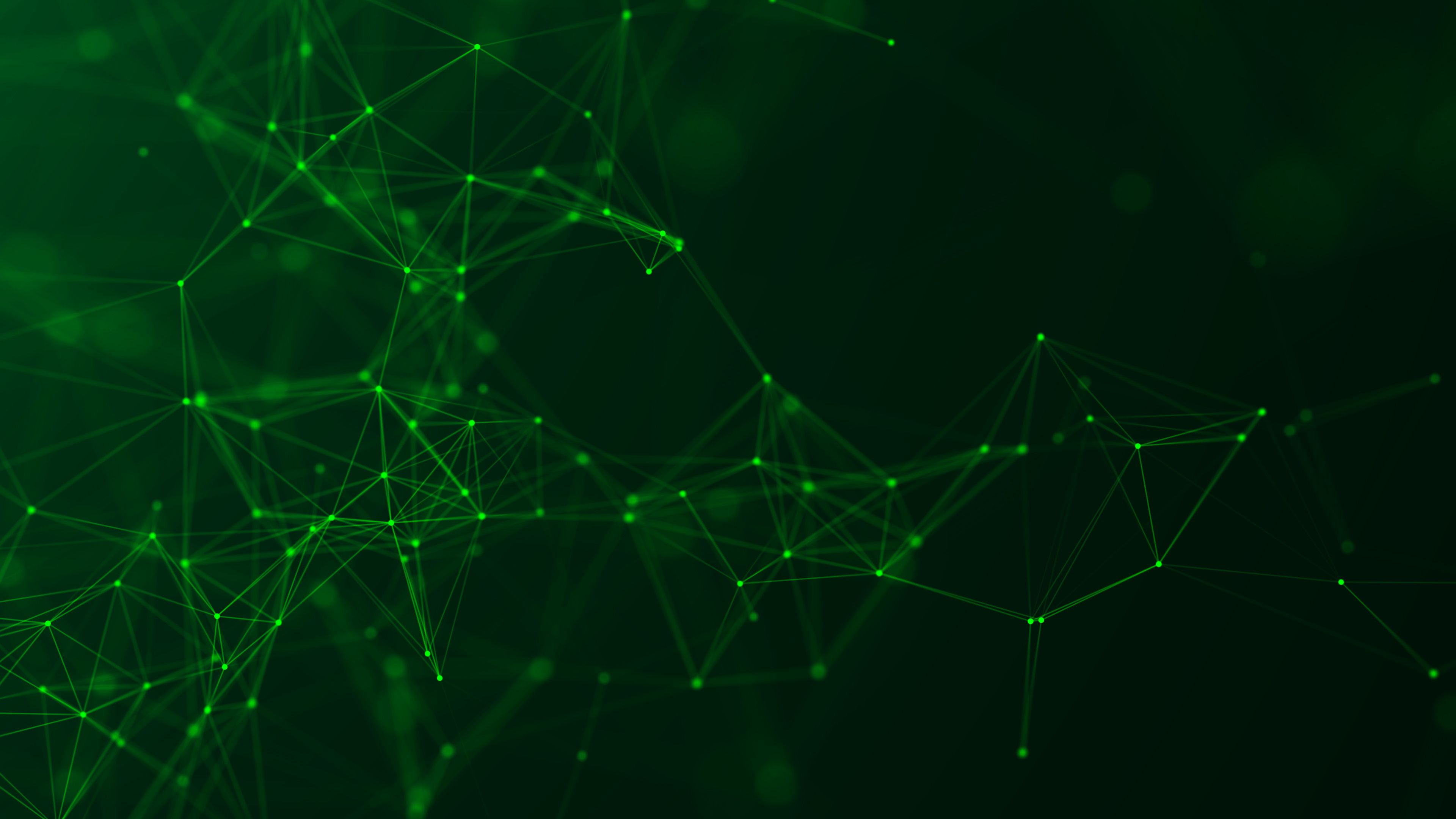 Abstract green digital background. Big data visualization. Science background. Big data complex with compounds. | Image Credit: © Vadym - stock.adobe.com