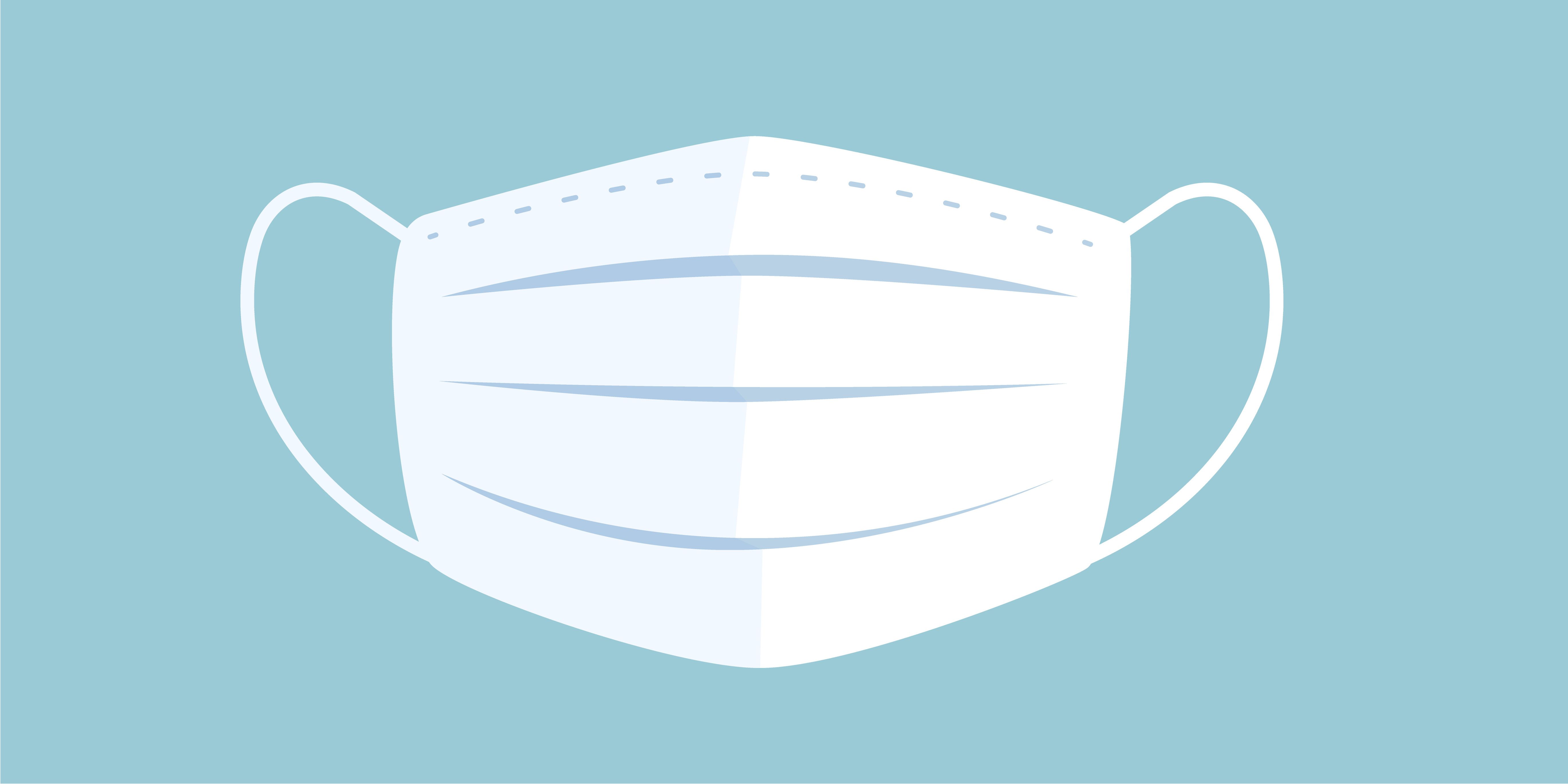 Vector illustration of medical mask | Image Credit: © studio uguisu - stock.adobe.com