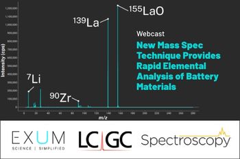 New Mass Spec Technique Provides Rapid Elemental Analysis of Battery Materials