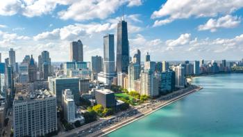 Chicago skyline aerial drone view from above, city of Chicago downtown skyscrapers and lake Michigan cityscape, Illinois, USA | Image Credit: © Iuliia Sokolovska - stock.adobe.com.