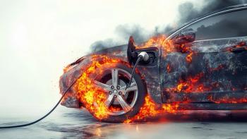 Electric vehicle fire: smart optical sensors for thermal management in electric vehicles © Moonoy-chronicles-stock.adobe.com