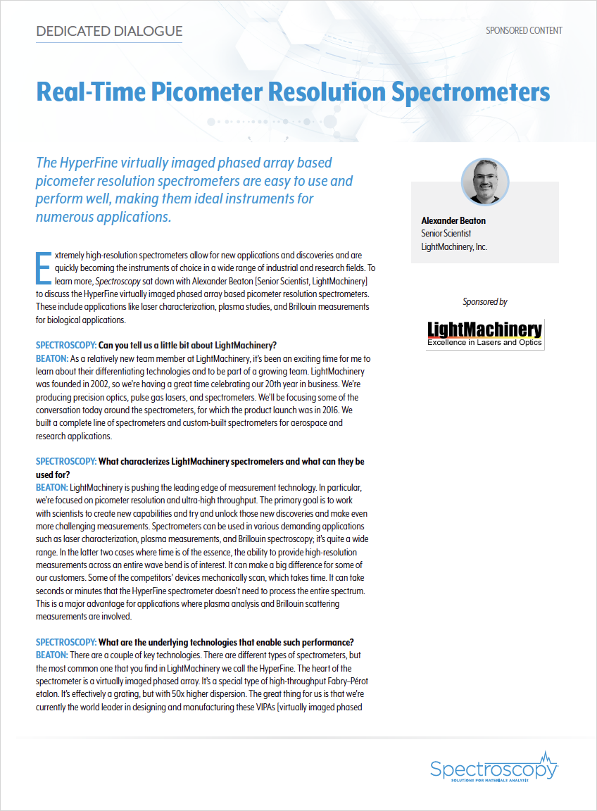 Real-time Picometer Resolution Spectrometers
