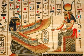 Papyrus with elements of Egyptian ancient history | Image Credit: © Elnur - stock.adobe.com