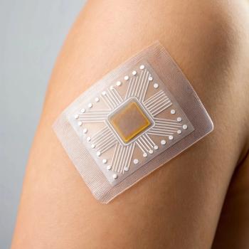 Wearable health monitoring sensor patch on a skin surface © DK Studio-chronicles-stock.adobe.com