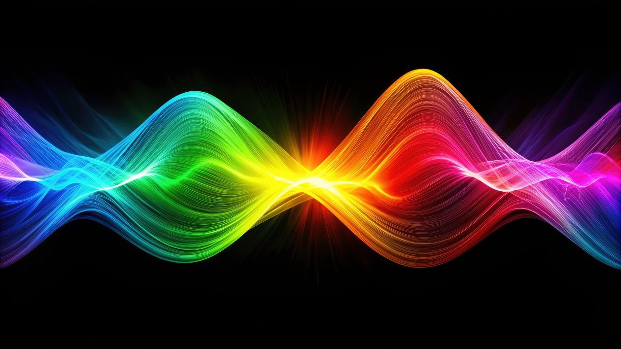 Vibrant light waves: colorful spectrum visualization © StudioATC -chronicles-stock.adobe.com
