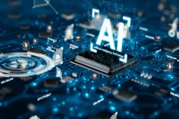 3D render AI artificial intelligence technology CPU central processor unit chipset on the printed circuit board for electronic and technology concept select focus shallow depth of field | Image Credit: Kaikoro - stock.adobe.com