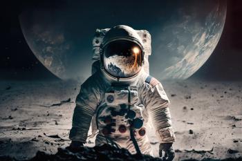 "Apollo 11 Astronaut Explores New Galactic World" Generative AI | Image Credit: © Julien - stock.adobe.com
