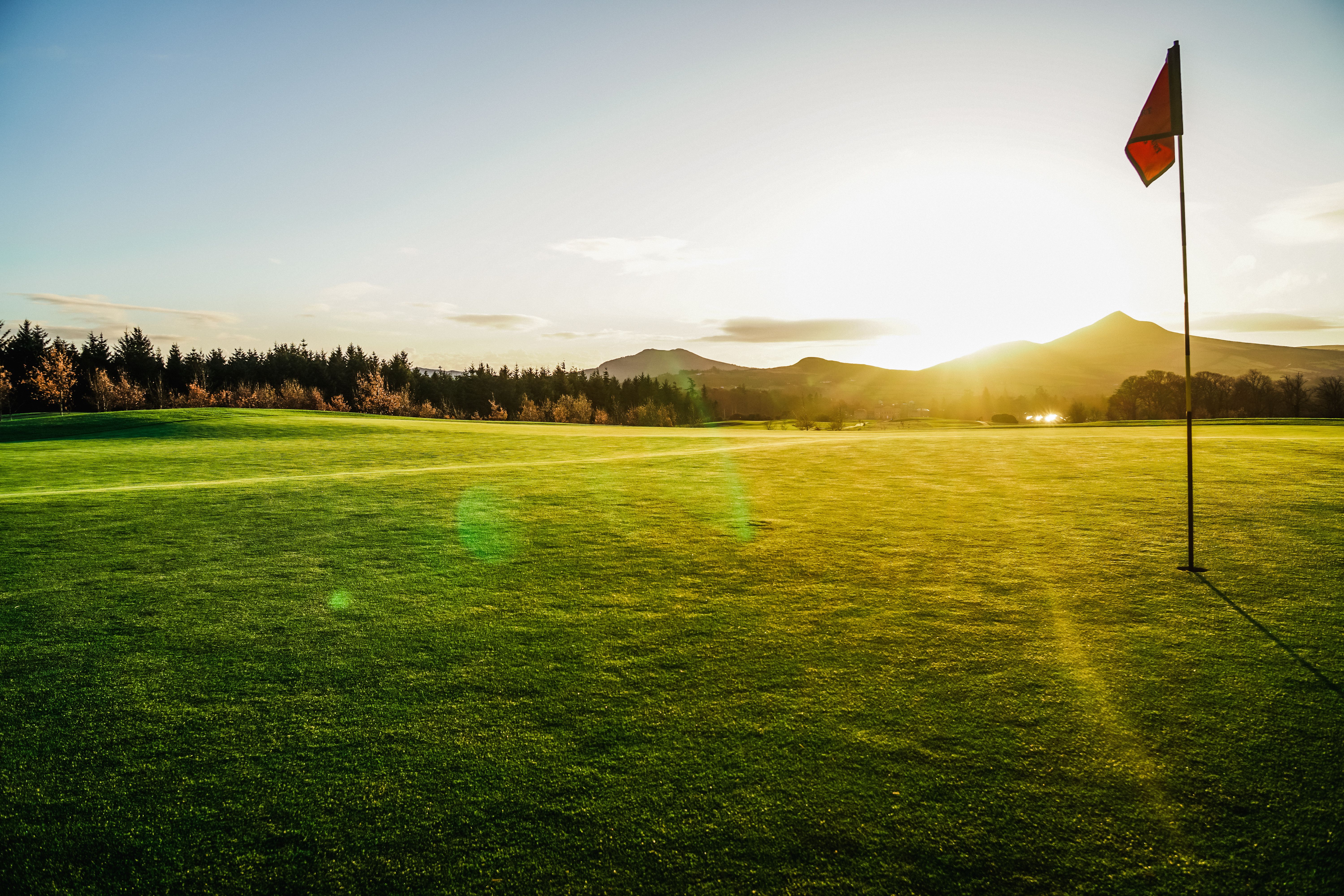 Golf Course With Sun | Image Credit: © James Allen - stock.adobe.com