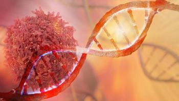 DNA strand and Cancer Cell Oncology Research Concept 3D rendering. | Image Credit: © catalin - stock.adobe.com