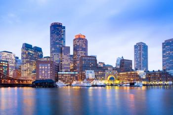 Financial District Skyline and Harbour at Dusk, Boston, Massachusetts, USA | Image Credit: © Jose Luis Stephens - stock.adobe.com