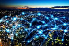 Smart city and telecommunication network concept. Fiber optic sensors are now being used in industries other than telecommunications. | Image Credit: © metamorworks - stock.adobe.com