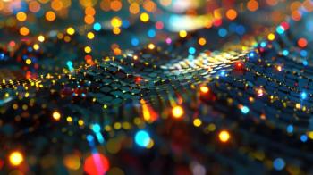 A nanostructured material with tunable optical properties, enabling applications in sensors, displays, solar cells, and photonic devices. Generated by AI. | Image Credit: © UMAR SALAM - stock.adobe.com