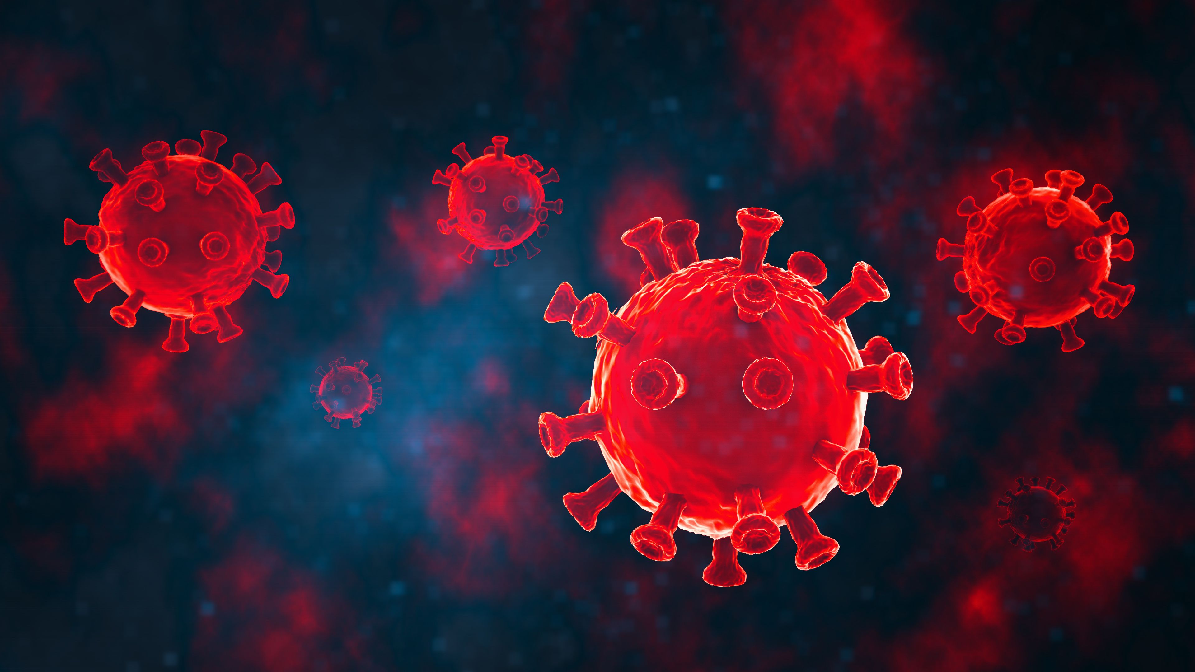 Coronavirus Covid-19 macro simulation. | Image Credit: © oz - stock.adobe.com