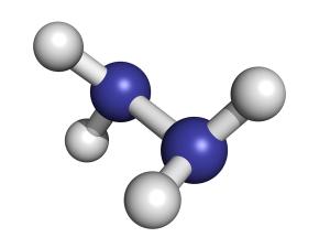 Hydrazine (diazane) rocket fuel component, molecular model. | Image Credit: © molekuul.be - stock.adobe.com