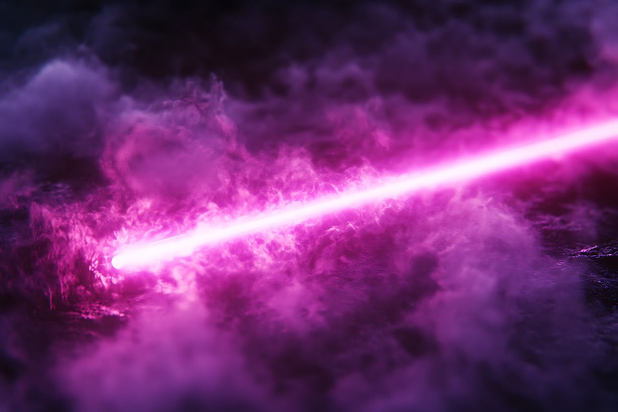 Laser beam passing through fog particles © Ardhana -chronicles-stock.adobe.com