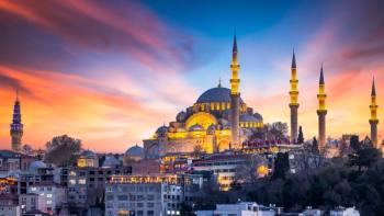 Suleymaniye Mosque Ottoman imperial mosque at sunset. Historical Suleymaniye Mosque Istanbul most popular tourism destination of Turkey. | Image Credit: © Kalyakan - stock.adobe.com