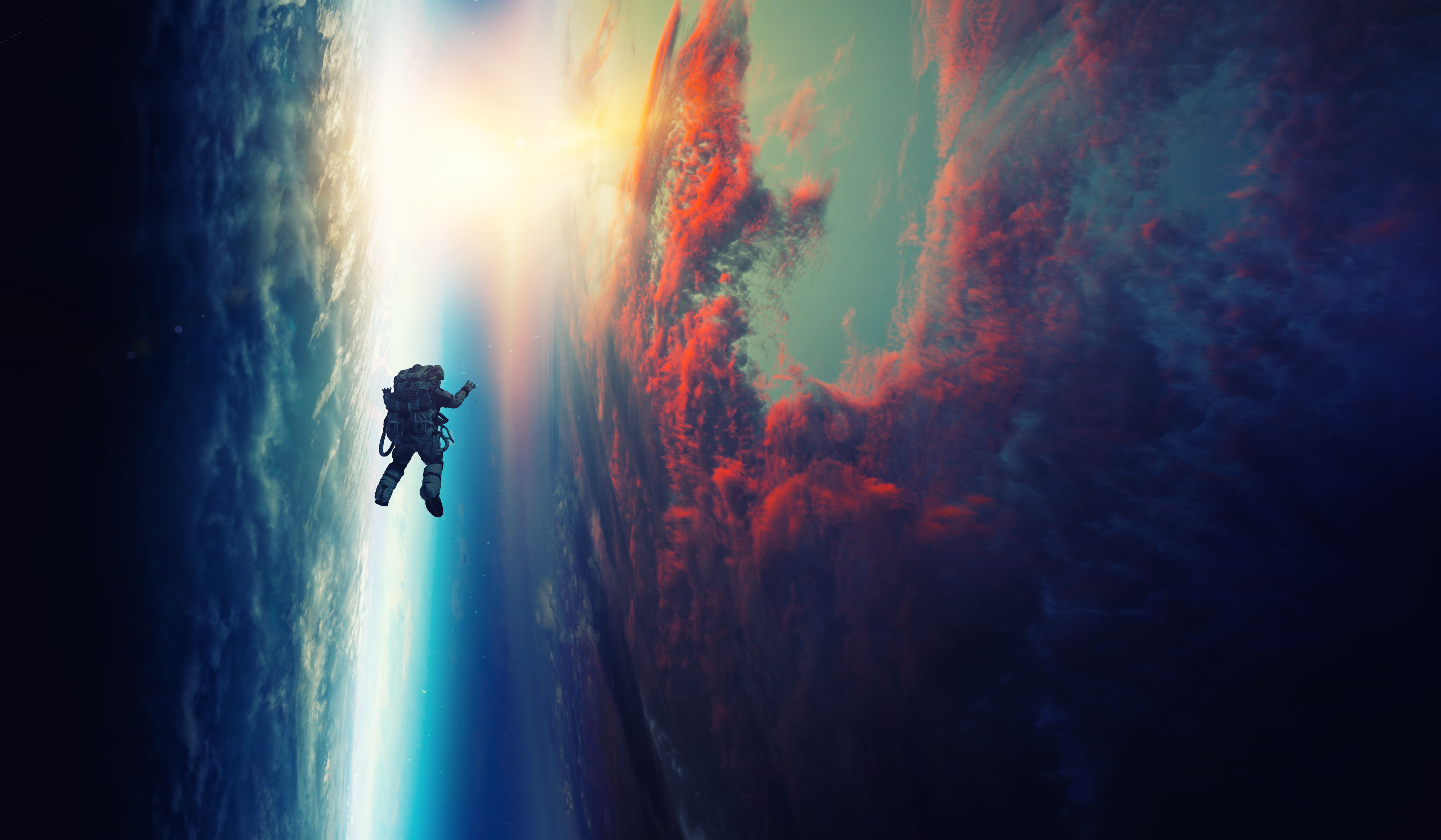 Spaceman and planet, human in space concept | Image Credit: © Sergey Nivens - stock.adobe.com.