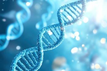 Close-up of blue double helix DNA structure on soft azure background, emphasizing biopharmaceutical advancements for medical marketing and health innovation strategies. Generated with AI. | Image Credit: © Livinskiy - stock.adobe.com