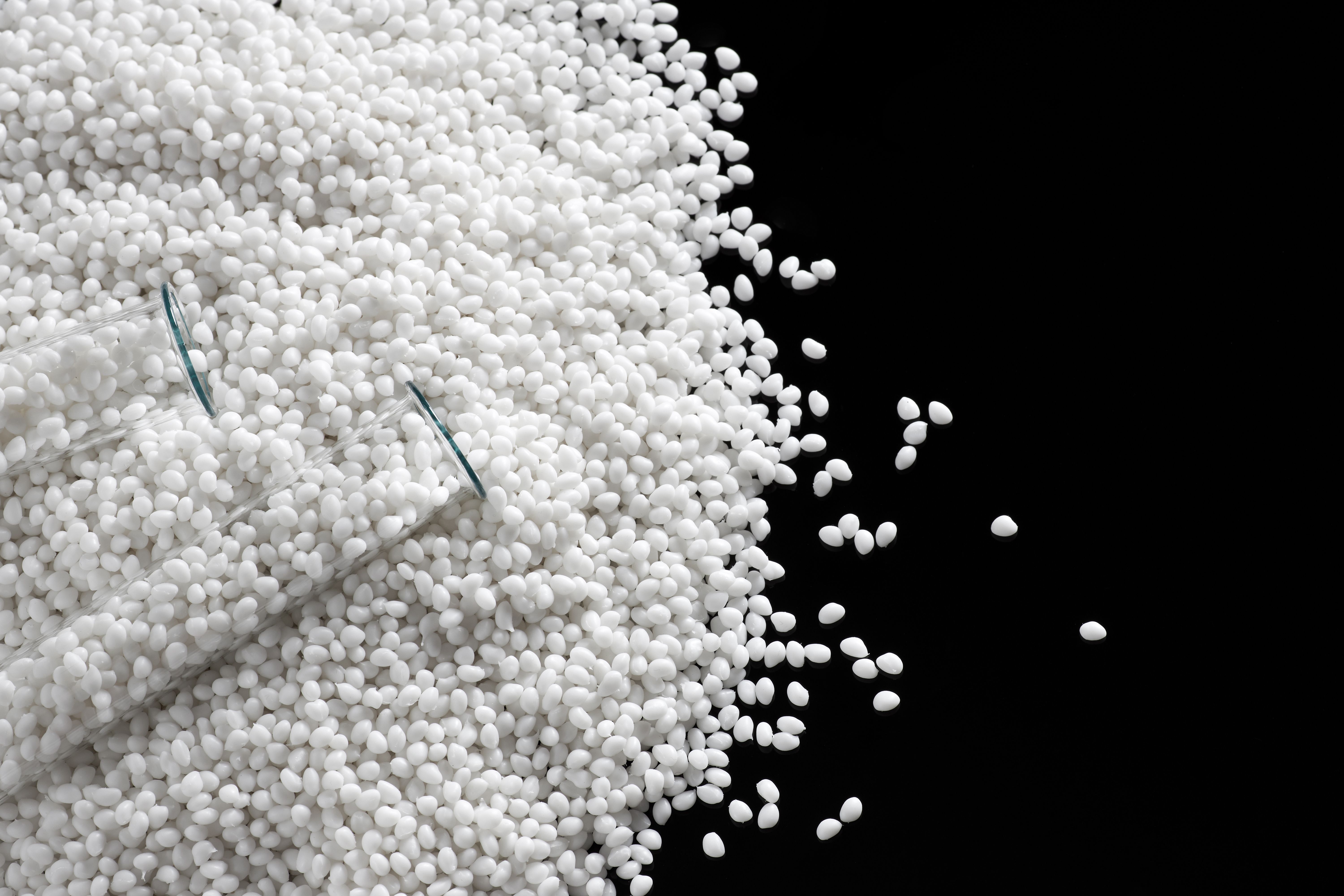 Laboratory tubes for research with white plastic polymer | Image Credit: © SKfoto - stock.adobe.com