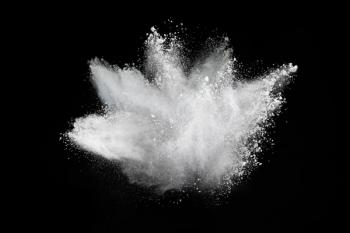 White powder explosion on black background. Colored cloud. Colorful dust explode. Paint Holi. | Image Credit: © kitsana - stock.adobe.com