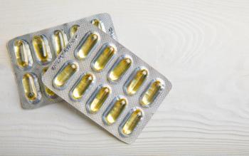 Packaging of Omega 3 capsules on a white textural background. Fish oil, tablets, capsules and vitamins, food supplement for cosmetic purposes or strengthening the body's immunity. healthcare concept | Image Credit: © Avocado_studio - stock.adobe.com