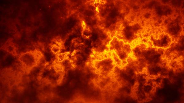 Fiery orange plasma cloud texture with glowing smoke and turbulent energy, abstract fire background with hot nebula depth and dramatic heat. | Image Credit: Vooper - stock.adobe.com