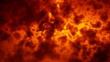 Fiery orange plasma cloud texture with glowing smoke and turbulent energy, abstract fire background with hot nebula depth and dramatic heat. | Image Credit: Vooper - stock.adobe.com