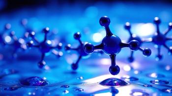 Illustration of DNA or water molecules like structure connected. Generated by AI. | Image Credit: © PrimeOrdial