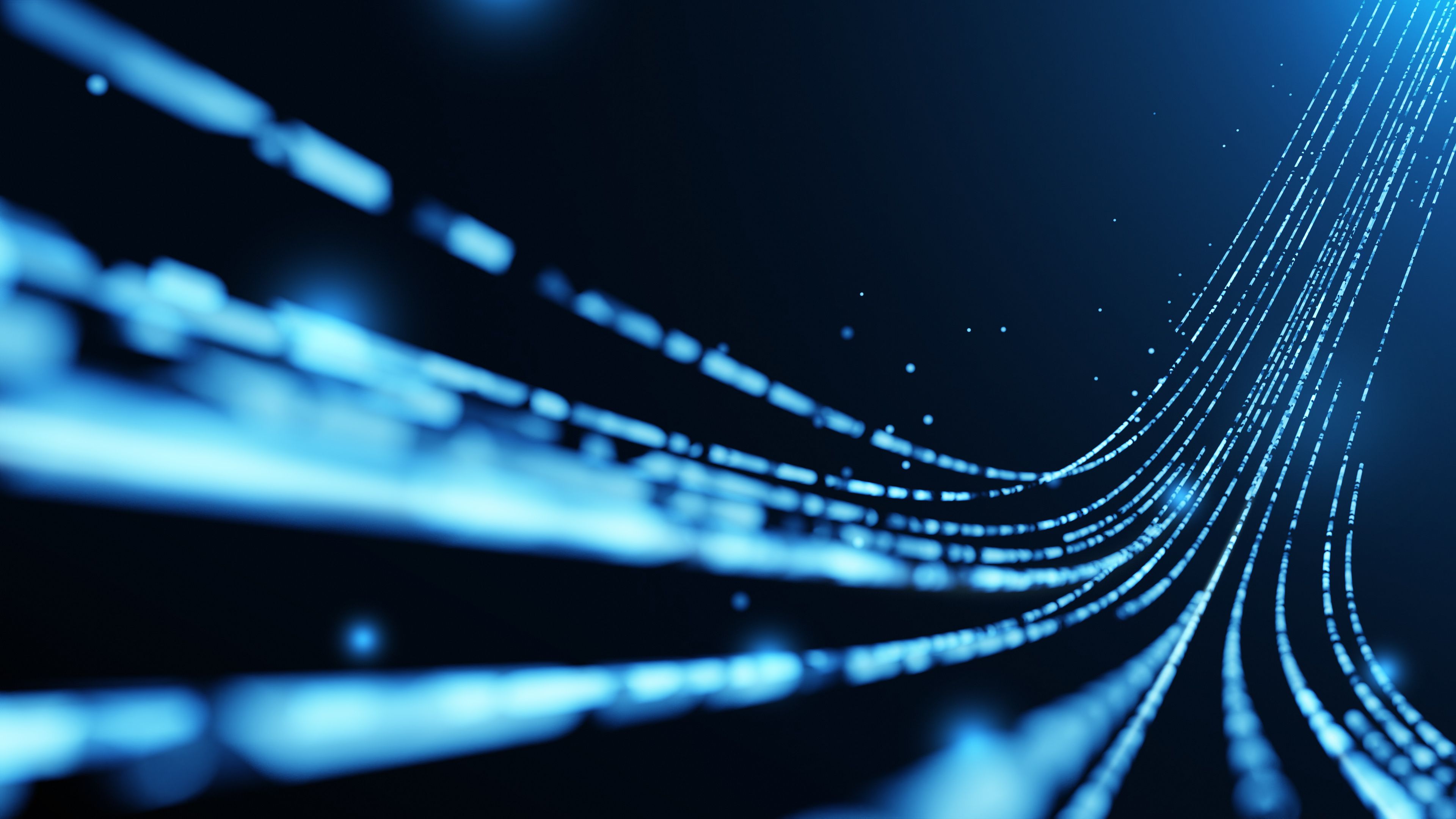 Electric blue spectra racing through the atom