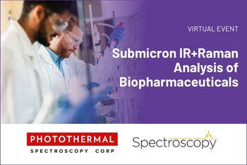 Submicron IR+Raman Analysis of Biopharmaceuticals