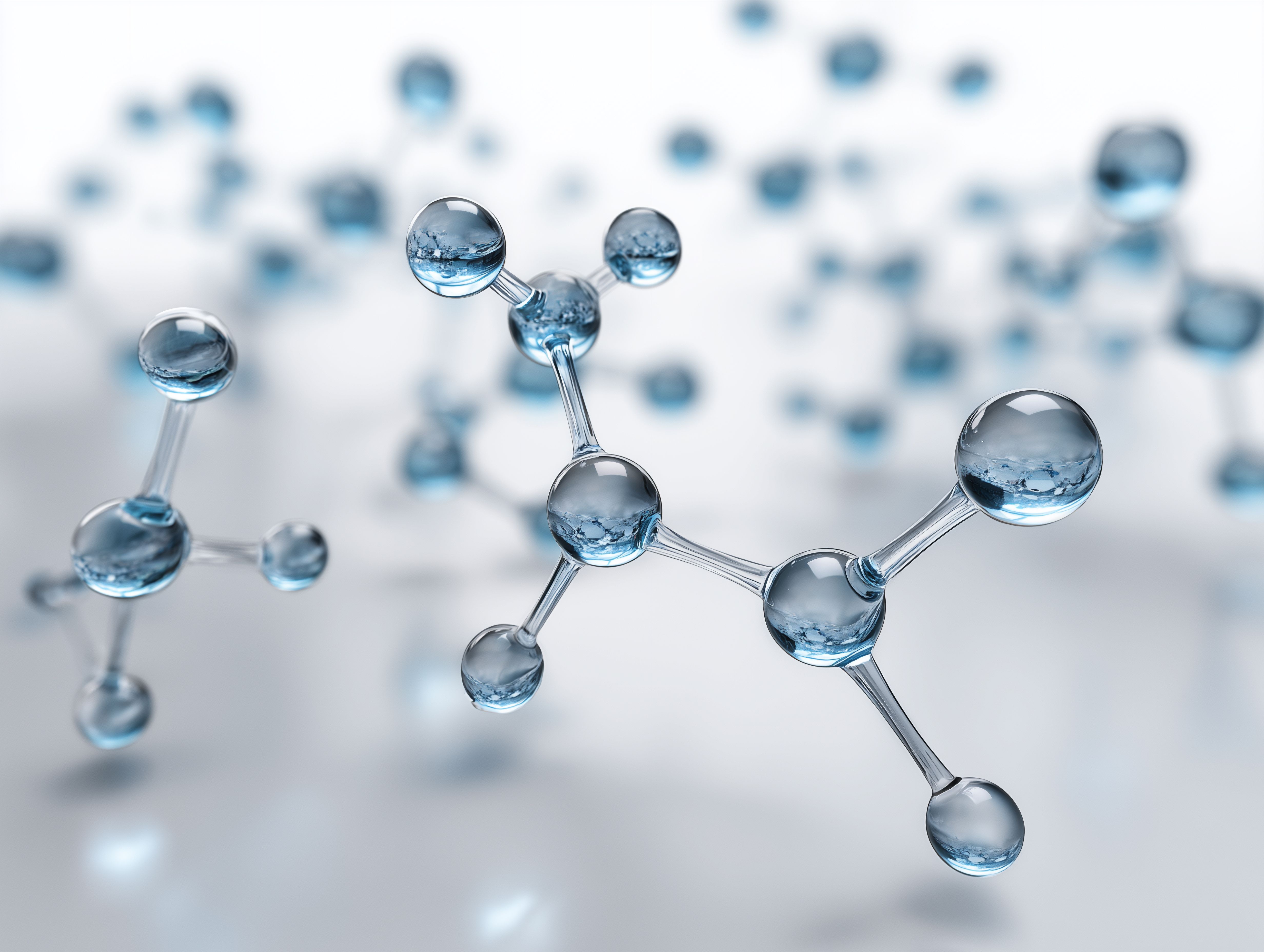 Model of PFAS Structure Floating in Three-Dimensional Space Showcasing Molecular Interactions and Characteristics. Generated with AI. | Image Credit: © Anzhela - stock.adobe.com