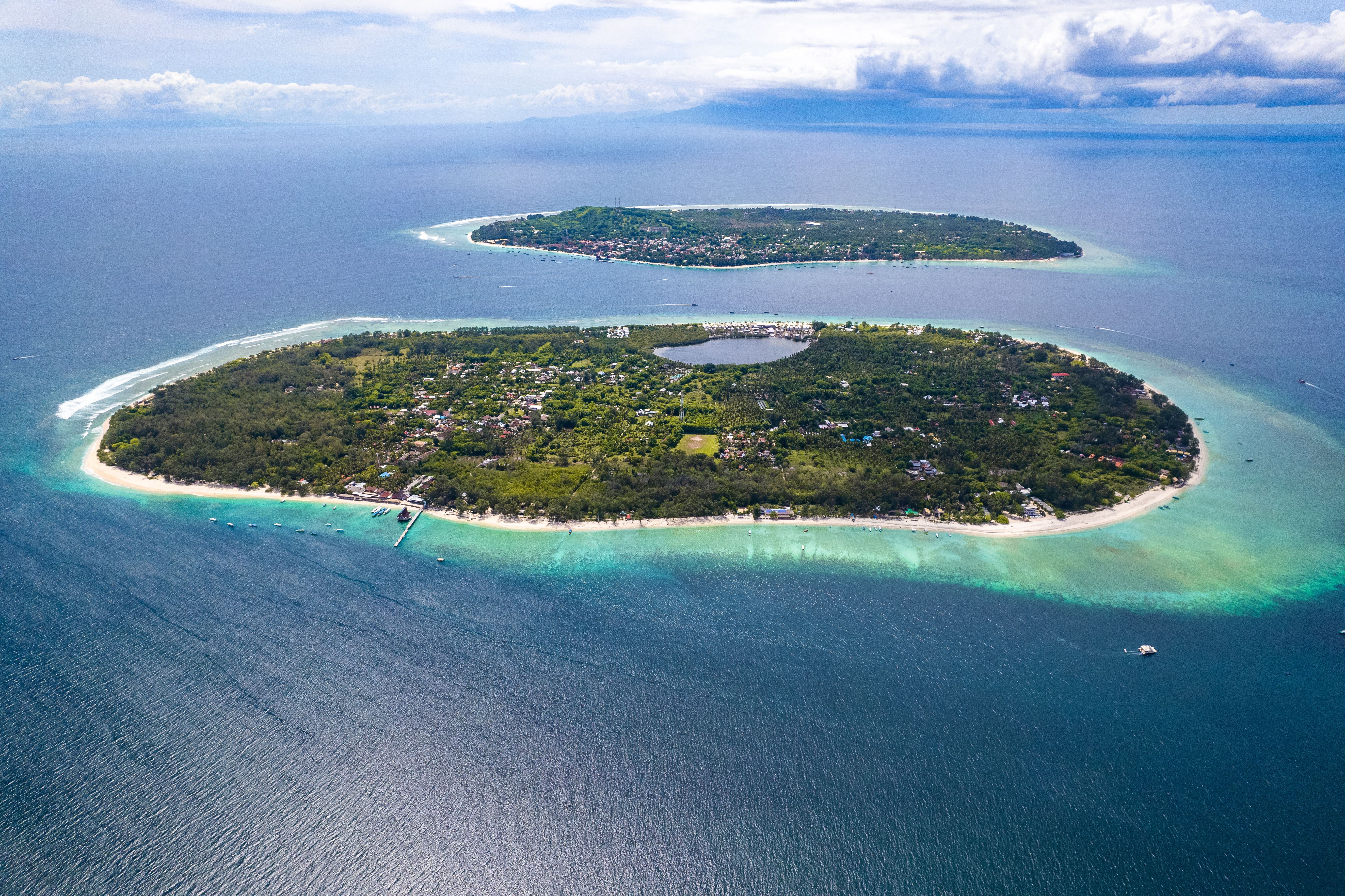 Aerial view of Gili Meno in Lombok, Bali, Indonesia | Image Credit: © pierrick - stock.adobe.com